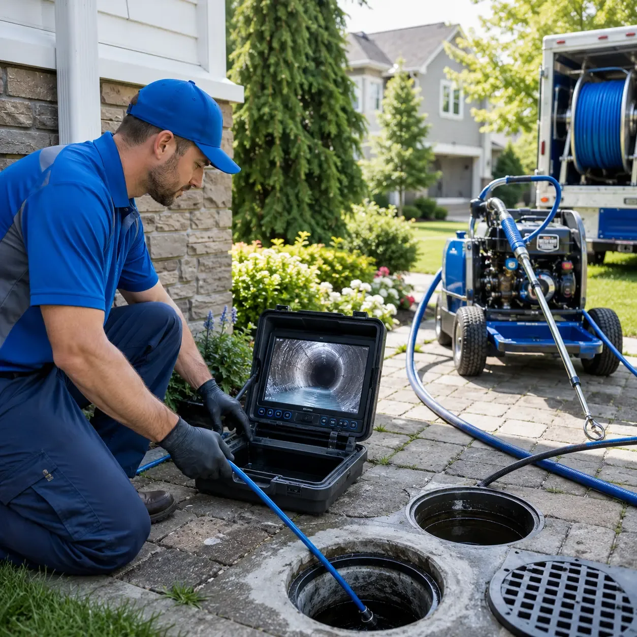 Outdoor drain cleaning professionals serving Mentone, CA